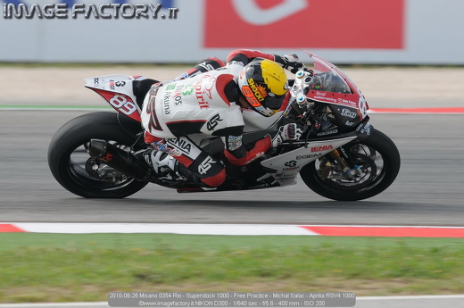 2010-06-26 Misano 0354 Rio - Superstock 1000 - Free Practice - Michal Salac - Aprilia RSV4 1000